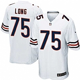 Nike Men & Women & Youth Bears #75 Kyle Long White Team Color Game Jersey,baseball caps,new era cap wholesale,wholesale hats